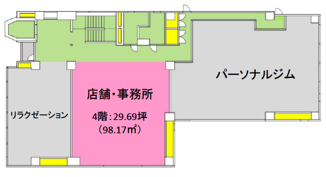 津田沼パスタビル4階A2間取り